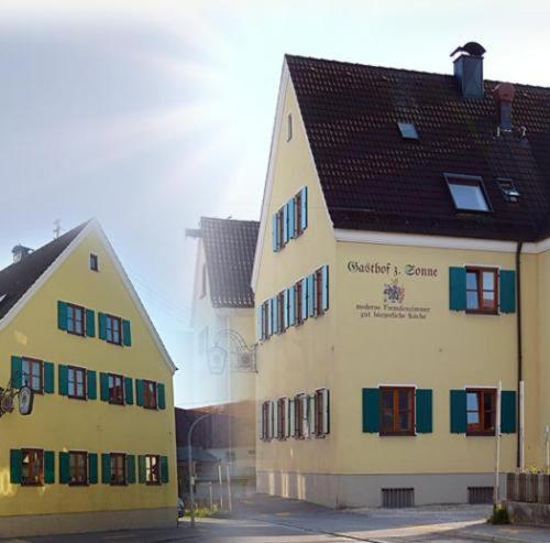 Gasthof Zur Sonne Hotel Jettingen-Scheppach Bagian luar foto